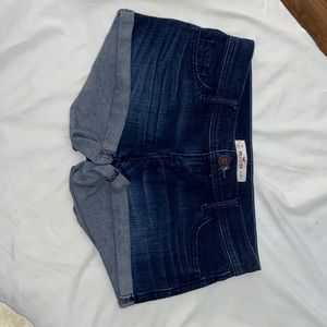 Hollister jean shorts. Size 0, W 24